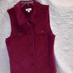 D & Co. Women's Corduroy Vest